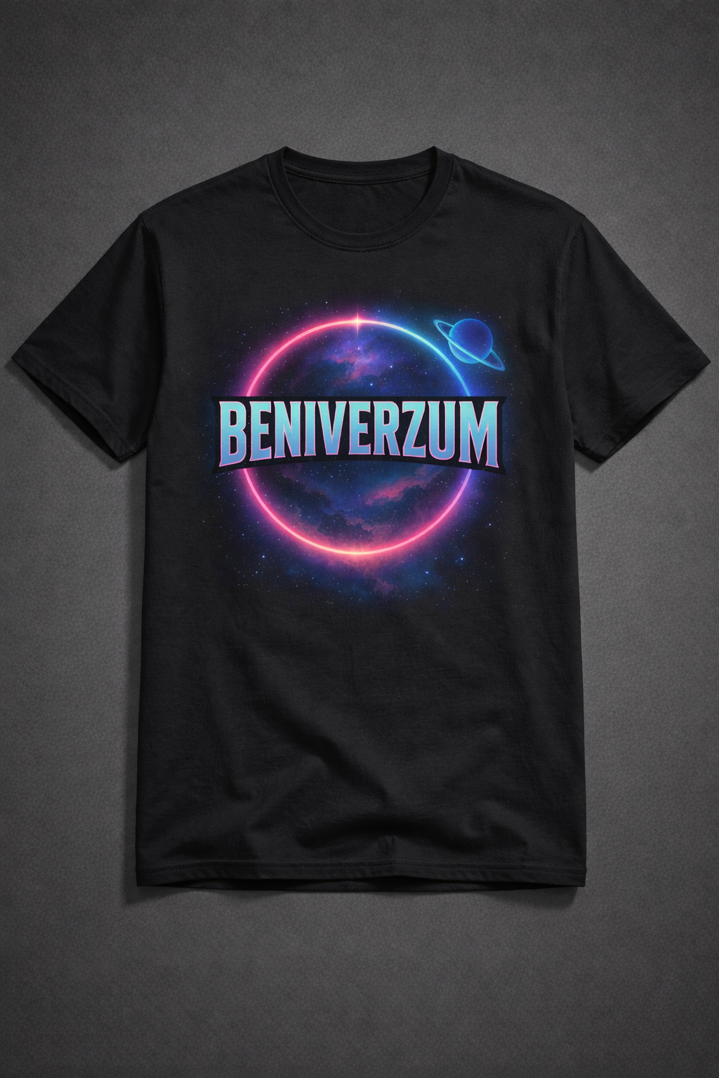 BENIVERZUM Cosmic Black T-Shirt — Signature Edition